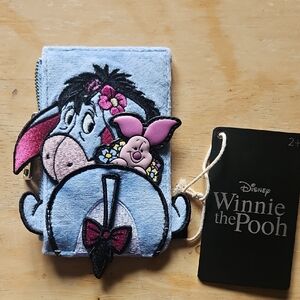 Loungefly Winnie the Pooh Eeyore and Piglet Kids Wallet - Blue and Pink